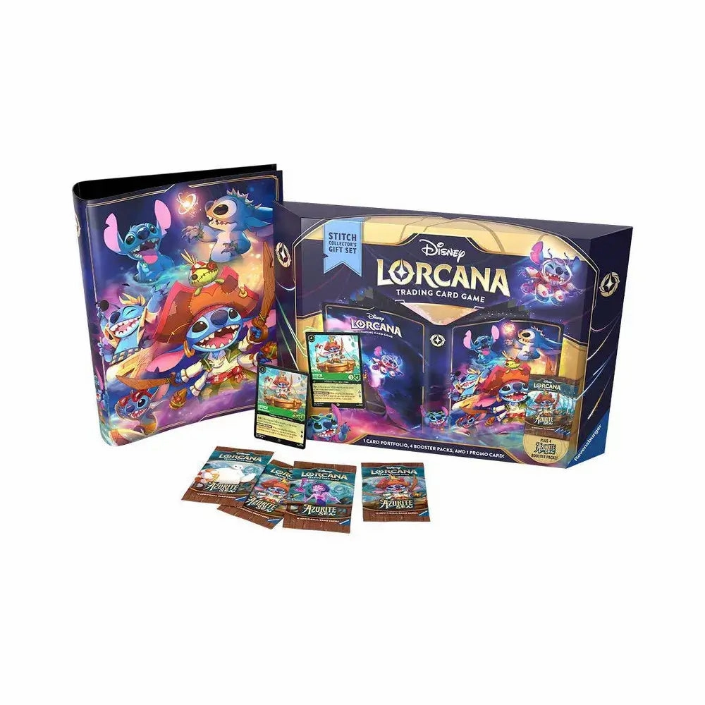 Ravensburger Toys Disney Lorcana TCG Azurite Sea Stitch Collector's Gift Set