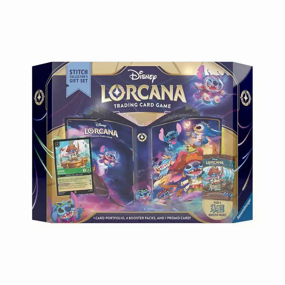 Ravensburger Toys Disney Lorcana TCG Azurite Sea Stitch Collector's Gift Set