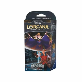 Ravensburger Toys Disney Lorcana TCG Rise of the Floodborn Starter Deck (Maleficent and Gaston)