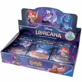 Ravensburger Toys Disney Lorcana TCG Ursula's Return Booster Display Box (24 Booster Packs)