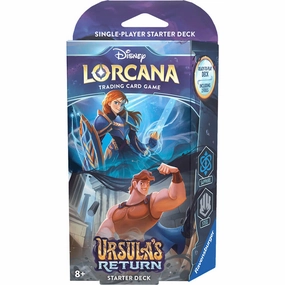 Ravensburger Toys Disney Lorcana TCG Ursula's Return Stand Together Starter Deck (Anna and Hercules)