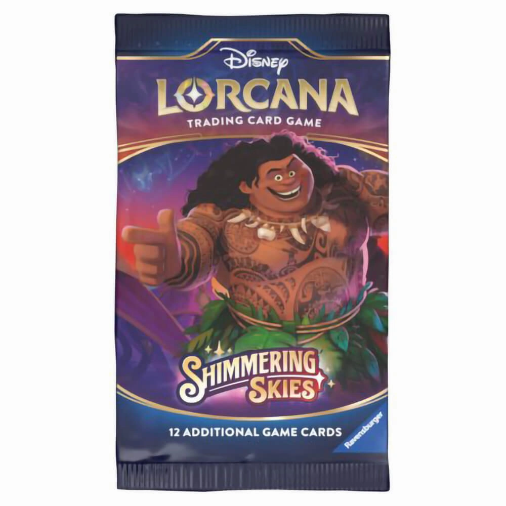 Ravensburger Toys Disney Lorcana Trading Card Game Shimmering Skies Booster Pack