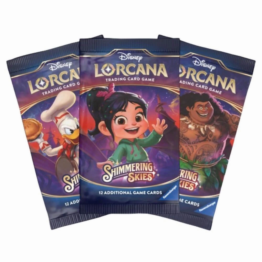 Ravensburger Toys Disney Lorcana Trading Card Game Shimmering Skies Booster Pack