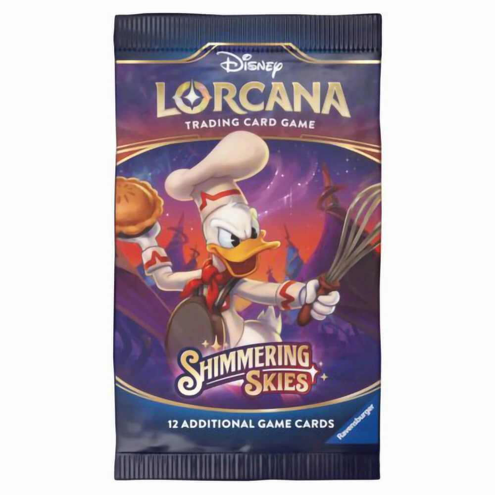Ravensburger Toys Disney Lorcana Trading Card Game Shimmering Skies Booster Pack