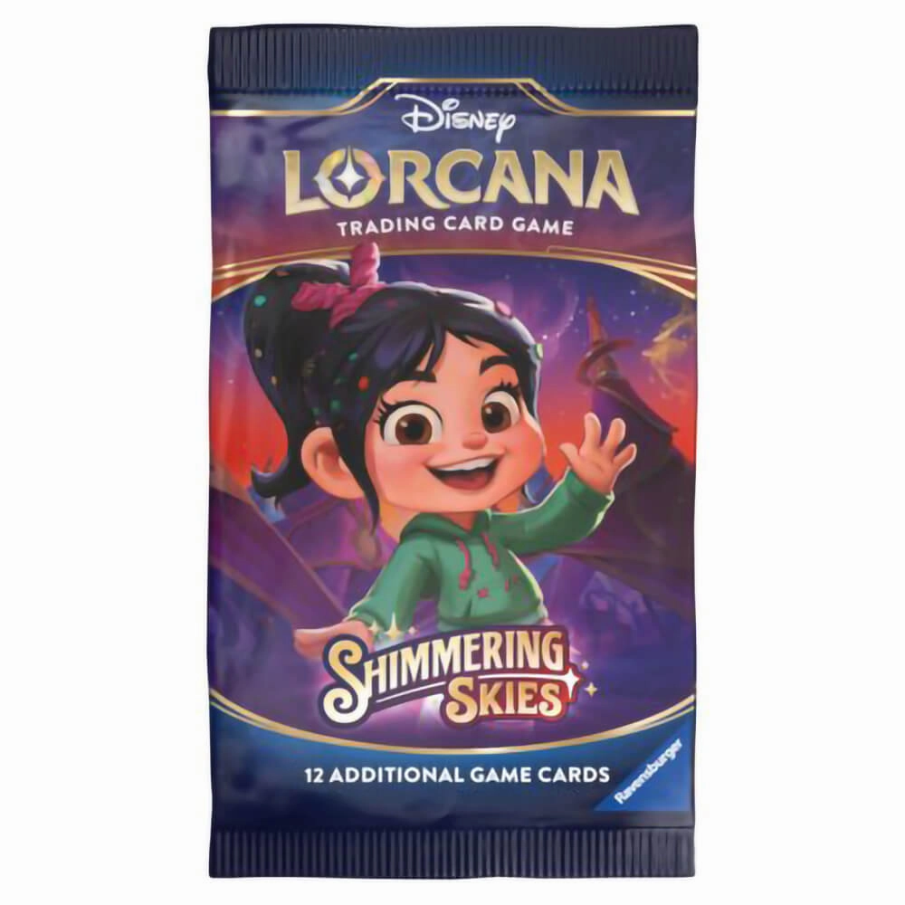 Ravensburger Toys Disney Lorcana Trading Card Game Shimmering Skies Booster Pack