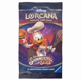 Ravensburger Toys Disney Lorcana Trading Card Game Shimmering Skies Booster Pack