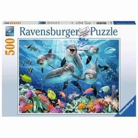 Ravensburger Toys Dolphins in the Coral Reef 500pc