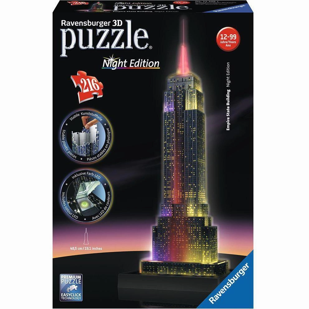 Ravensburger Toys Empire State Building at Night 3D Puzzle
