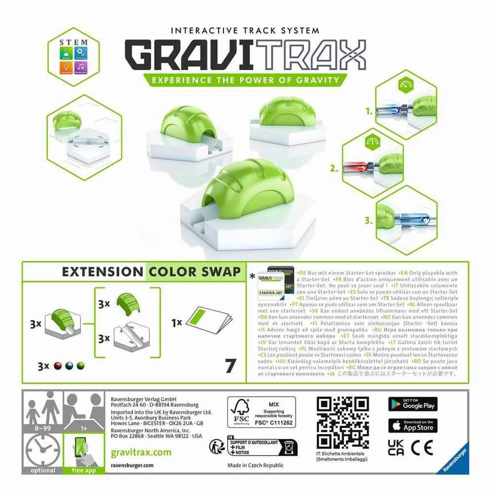 Ravensburger Toys GraviTrax Color Swap Extension