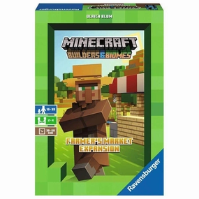 Ravensburger Toys Minecraft Builders & Biomes - Farmer's Market Expansion