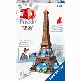Ravensburger Toys Mini Eiffel Tower 3D Puzzle 54pc