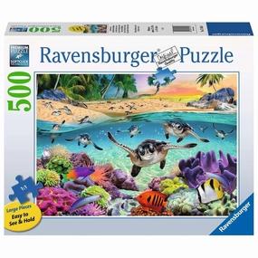 Ravensburger Toys Race of the Baby Sea Turtles 500pc