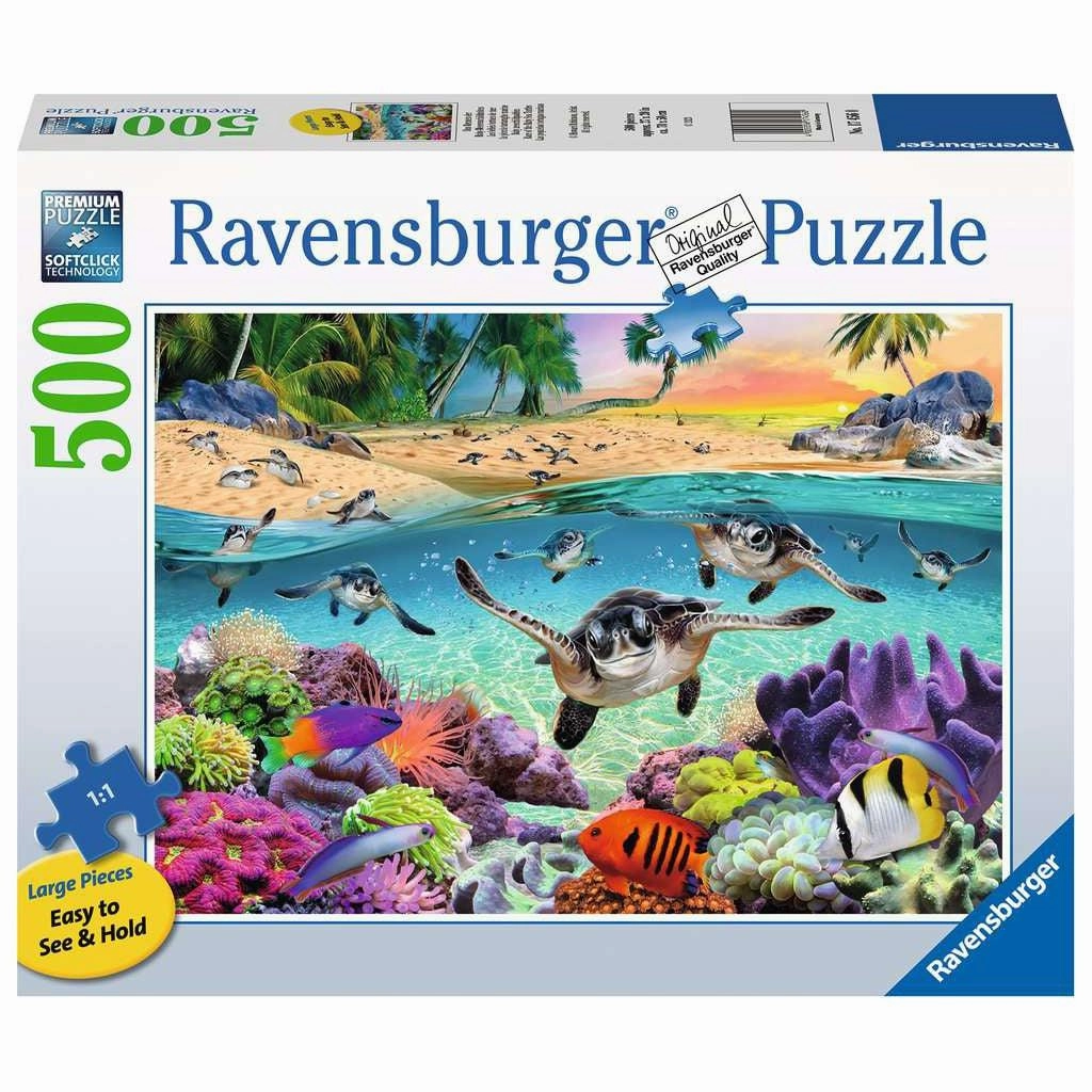 Ravensburger Toys Race of the Baby Sea Turtles 500pc