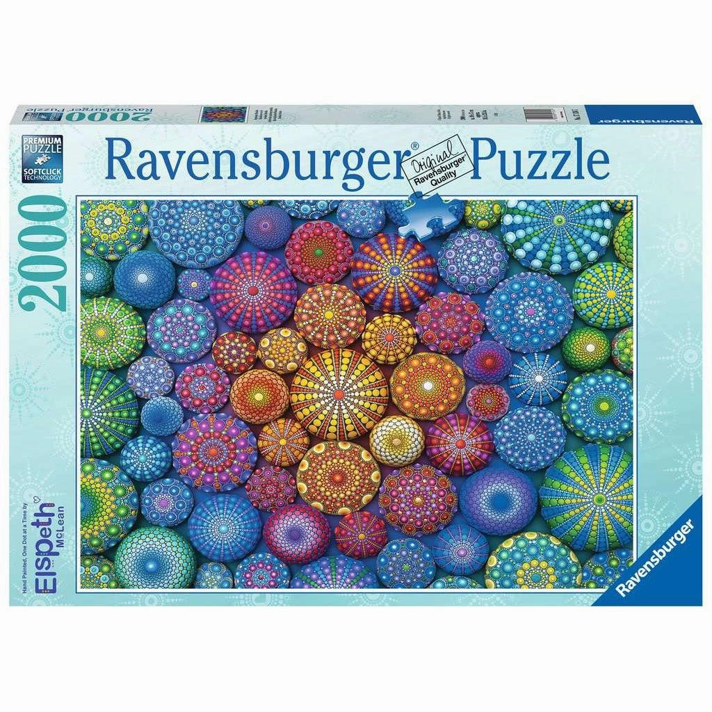 Ravensburger Toys Radiating Rainbow Mandalas 2000pc