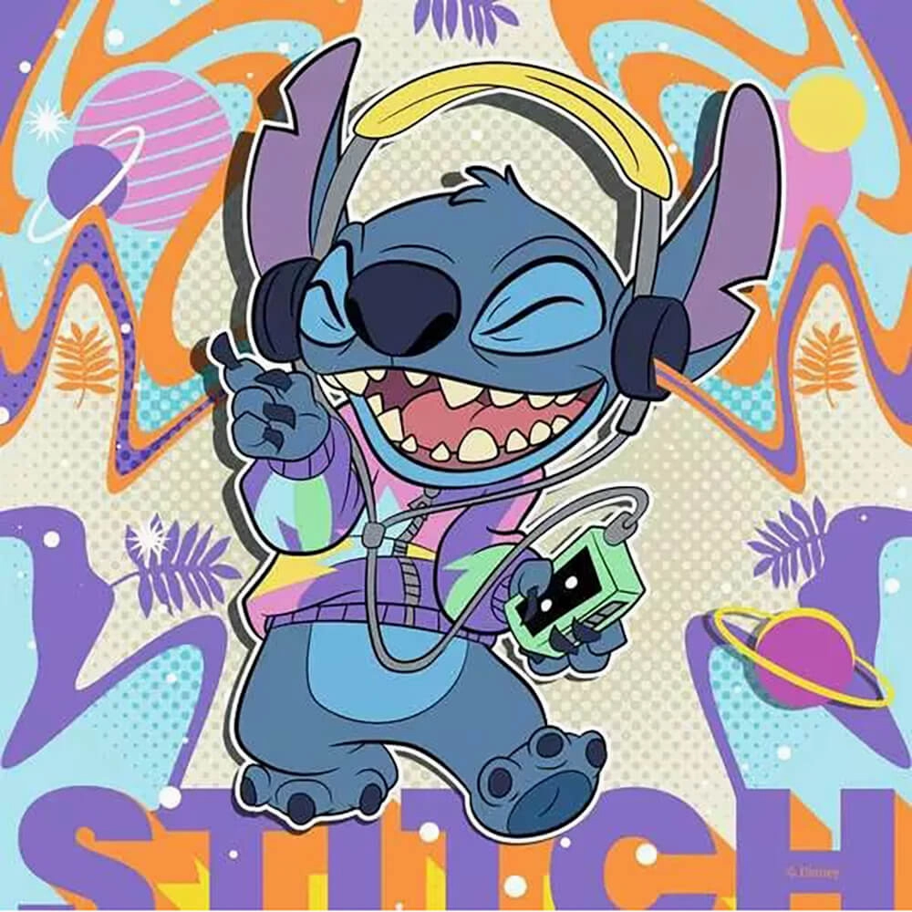 Ravensburger Toys Ravensburger Disney's Stitch Play the Day Away 3x49 Piece Puzzle Set