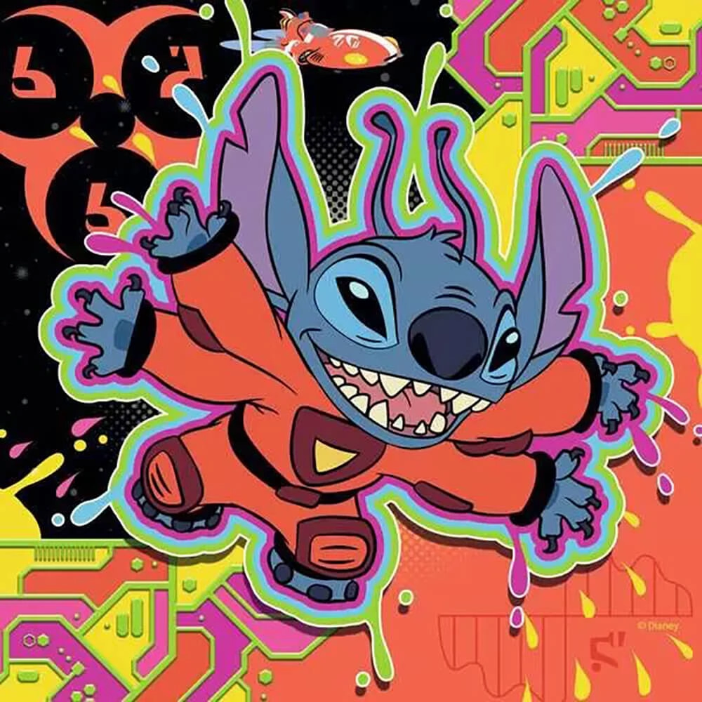 Ravensburger Toys Ravensburger Disney's Stitch Play the Day Away 3x49 Piece Puzzle Set