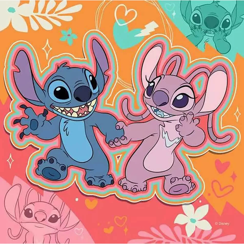 Ravensburger Toys Ravensburger Disney's Stitch Play the Day Away 3x49 Piece Puzzle Set