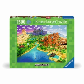 Ravensburger Toys Ravensburger World of Minecraft 1500 Piece Jigsaw Puzzle