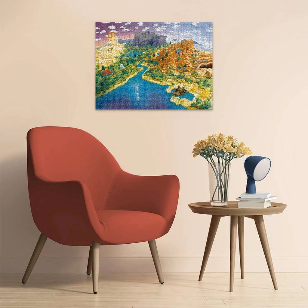 Ravensburger Toys Ravensburger World of Minecraft 1500 Piece Jigsaw Puzzle