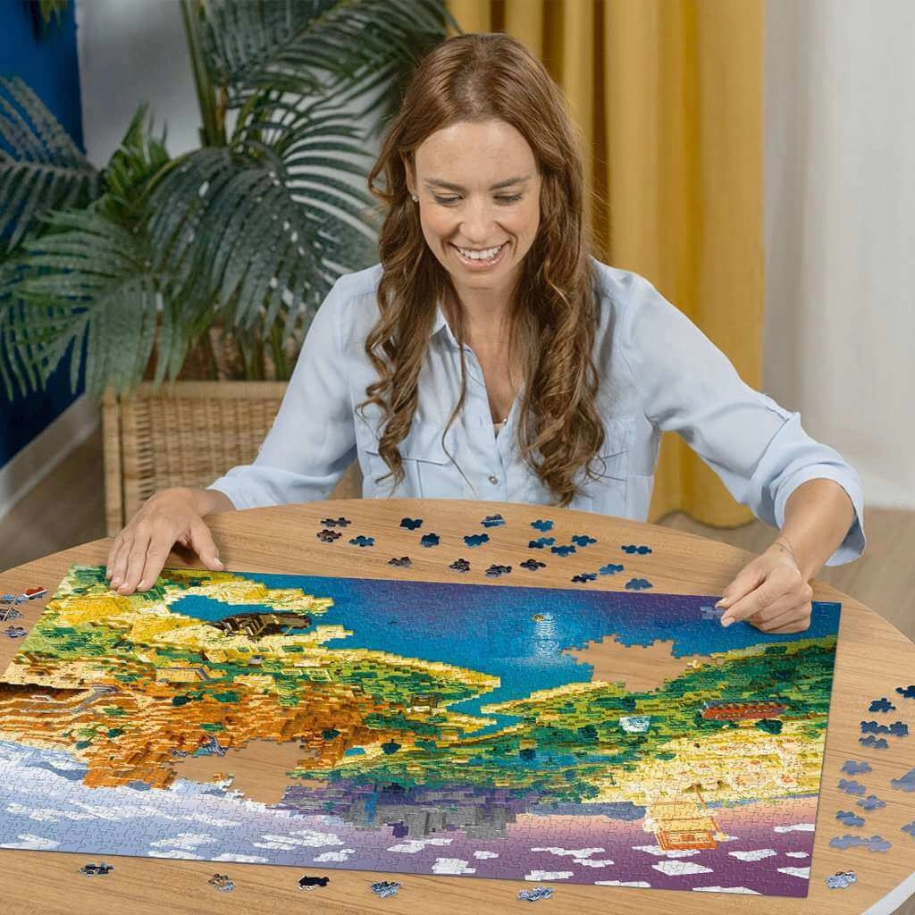 Ravensburger Toys Ravensburger World of Minecraft 1500 Piece Jigsaw Puzzle