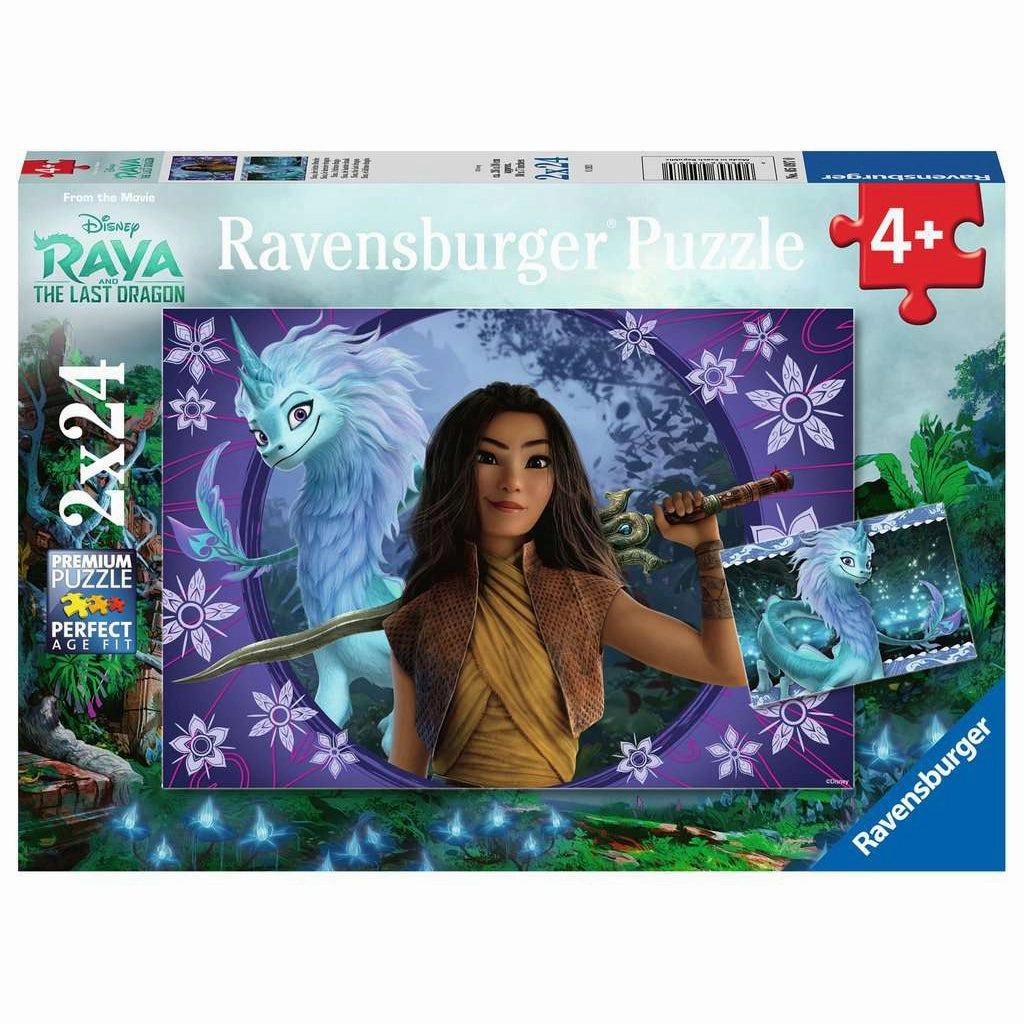 Ravensburger Toys Raya and the Last Dragon Puzzle Pack 2 x 24pc