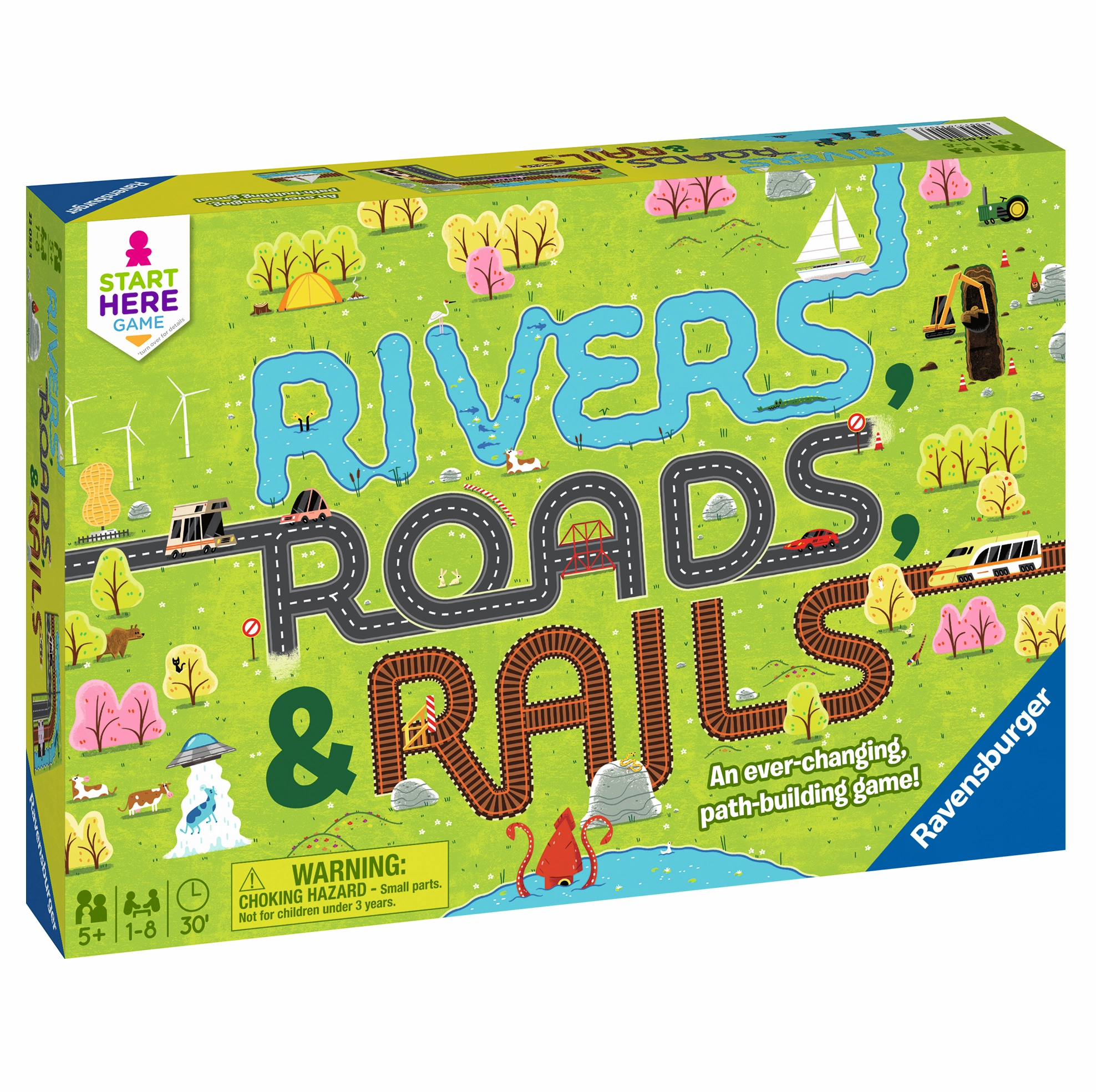 Ravensburger Toys Rivers, Roads & Rails board game