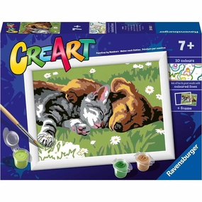 Ravensburger Toys Sleeping Cat and Dog CreArt