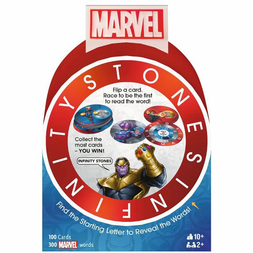 Ravensburger Toys ThinkFun Marvel WordARound Read the Word Around the Card Trivia Game