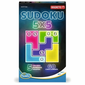 Ravensburger Toys ThinkFun Sudoku 5x5 Magnetic Travel Puzzle