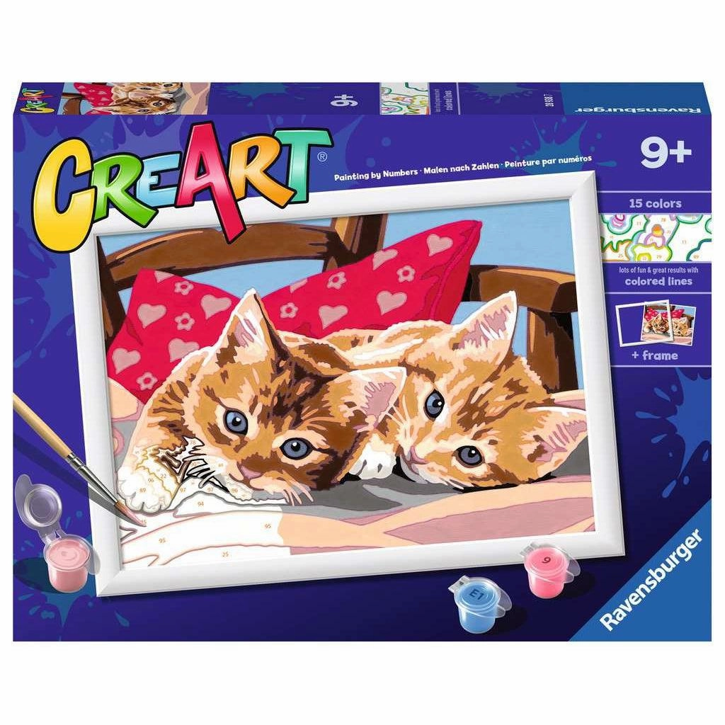 Ravensburger Toys Two Cuddly Cats CreArt