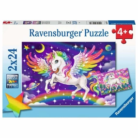Ravensburger Toys Unicorn and Pegasus 2 x 24pc