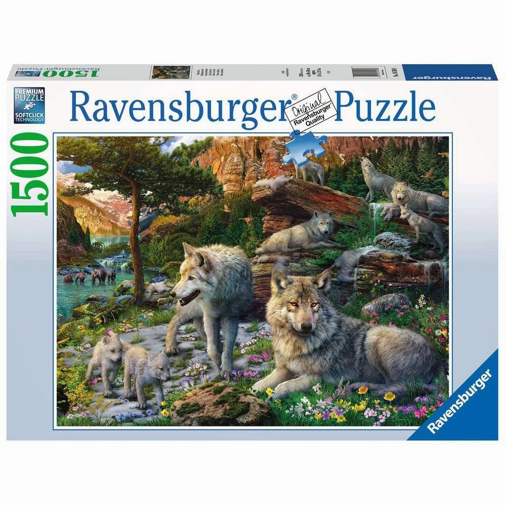Ravensburger Toys Wolves in Spring 1500pc