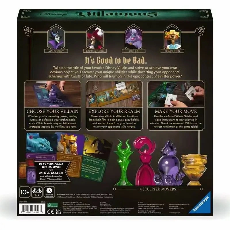 Ravensburger Toys Wonder Forge Disney Villainous Introduction to Evil Game