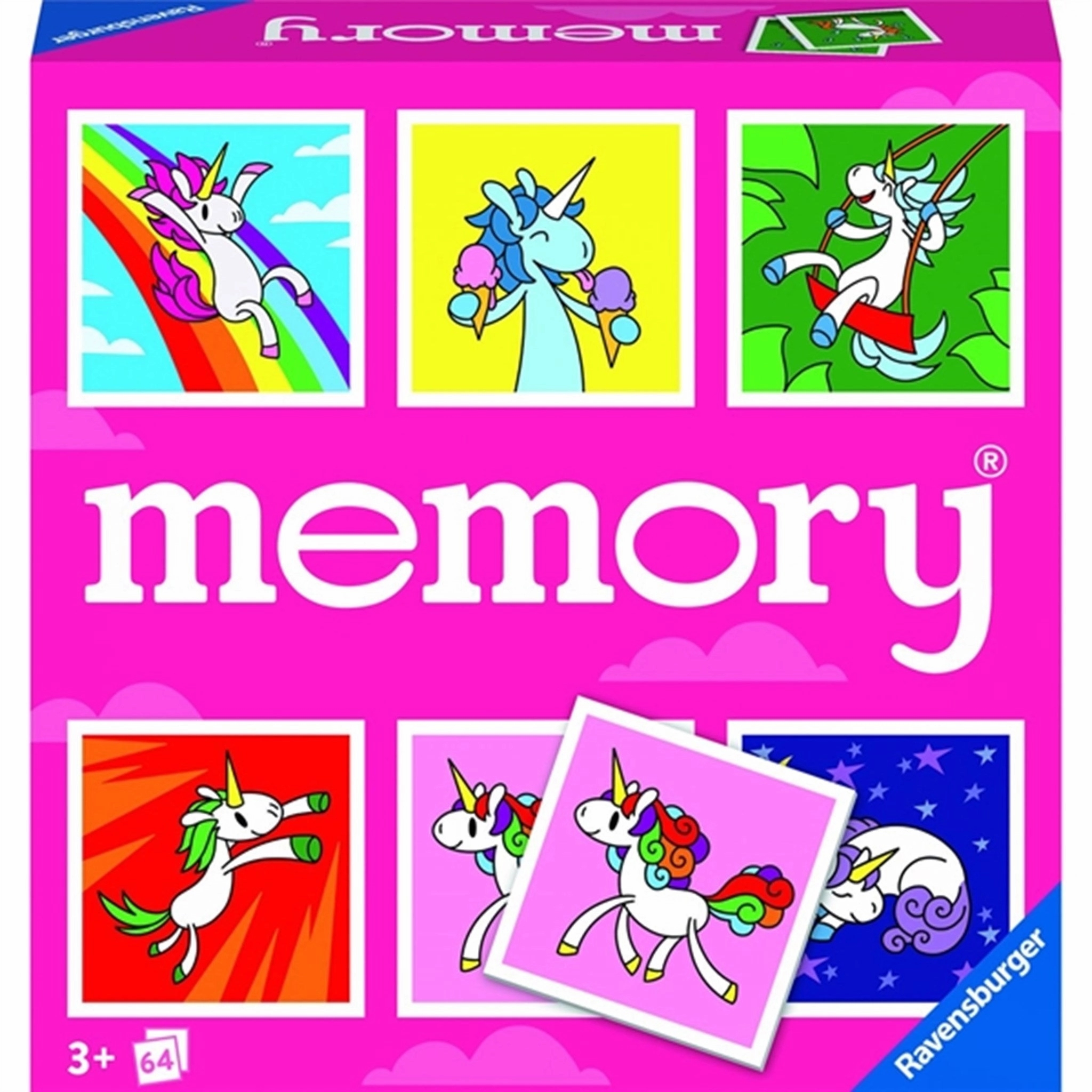 Ravensburger Unicorns Memory Vendespil