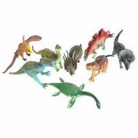 Rhode Island Novelty Toys Adventure Planet Dino Discovery Expedition 8 Piece Dinosaur Set