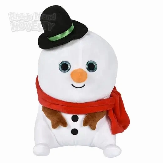 Rhode Island Novelty Toys Belly Buddies 10" Snowman Plush