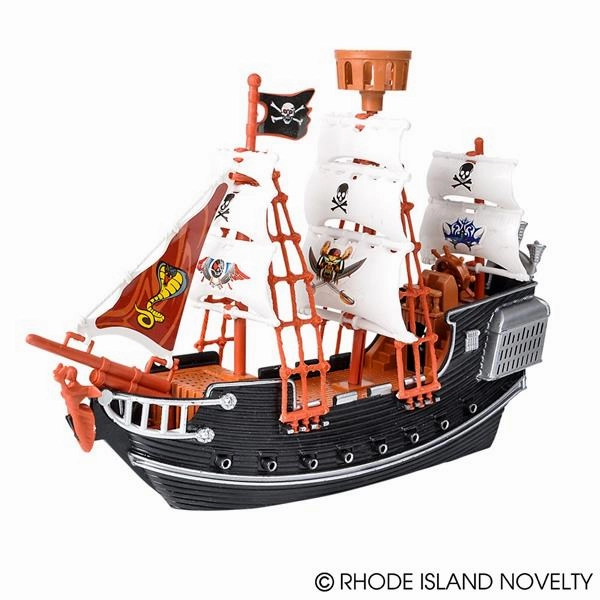 Rhode Island Novelty Toys Rhode Island Novelty 10" Pirate Boat Play Set