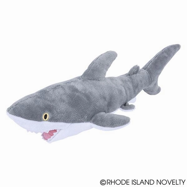 Rhode Island Novelty Toys Rhode Island Novelty 13" Ocean Safe Great White Shark Plush