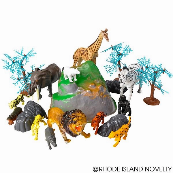 Rhode Island Novelty Toys Rhode Island Novelty 23 Piece  Animal Set