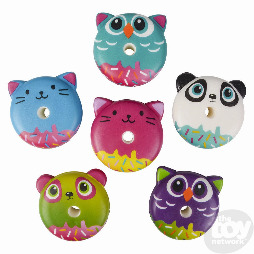 Rhode Island Novelty Toys Rhode Island Novelty 3.5" Squish Donut Animal