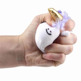 Rhode Island Novelty Toys Rhode Island Novelty 3" Squish Unicorn Plush Clip (Random Color)