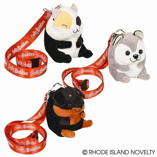 Rhode Island Novelty Toys Rhode Island Novelty 4" Lanyard Belly Buddy Farm (Styles Vary)