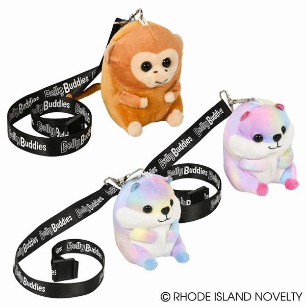Rhode Island Novelty Toys Rhode Island Novelty 4" Lanyard Belly Buddy (Random)
