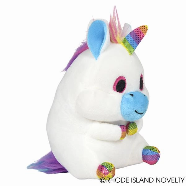Rhode Island Novelty Toys Rhode Island Novelty 5" Belly Buddy Unicorn Plush