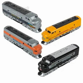 Rhode Island Novelty Toys Rhode Island Novelty 6.5" Die-Cast Pull Back Classic Loco Diesel Train