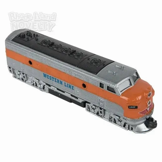 Rhode Island Novelty Toys Rhode Island Novelty 6.5" Die-Cast Pull Back Classic Loco Diesel Train