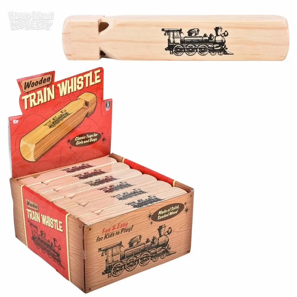 Rhode Island Novelty Toys Rhode Island Novelty 7.5" Wooden Train Whistle