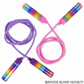 Rhode Island Novelty Toys Rhode Island Novelty 84" Rainbow Sparkle Jump Rope