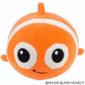 Rhode Island Novelty Toys Rhode Island Novelty 8" Puffers Clown Fish Plush