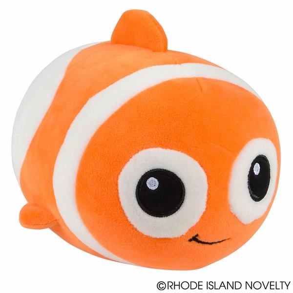 Rhode Island Novelty Toys Rhode Island Novelty 8" Puffers Clown Fish Plush